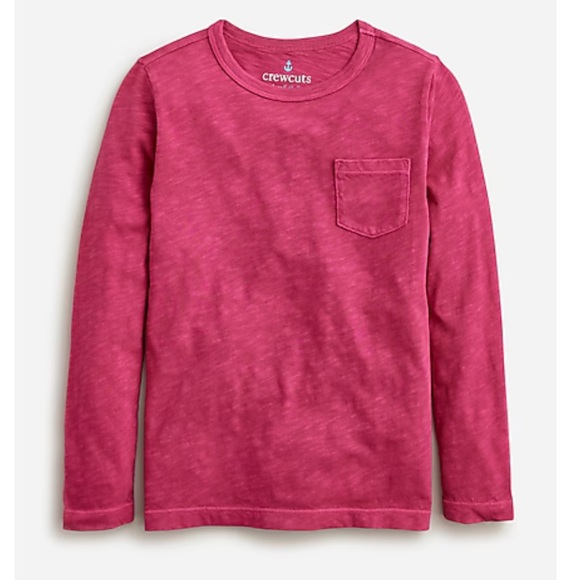 Crewcuts Boys' long-sleeve pocket garment dyes T-shirt XL - Picture 1 of 2